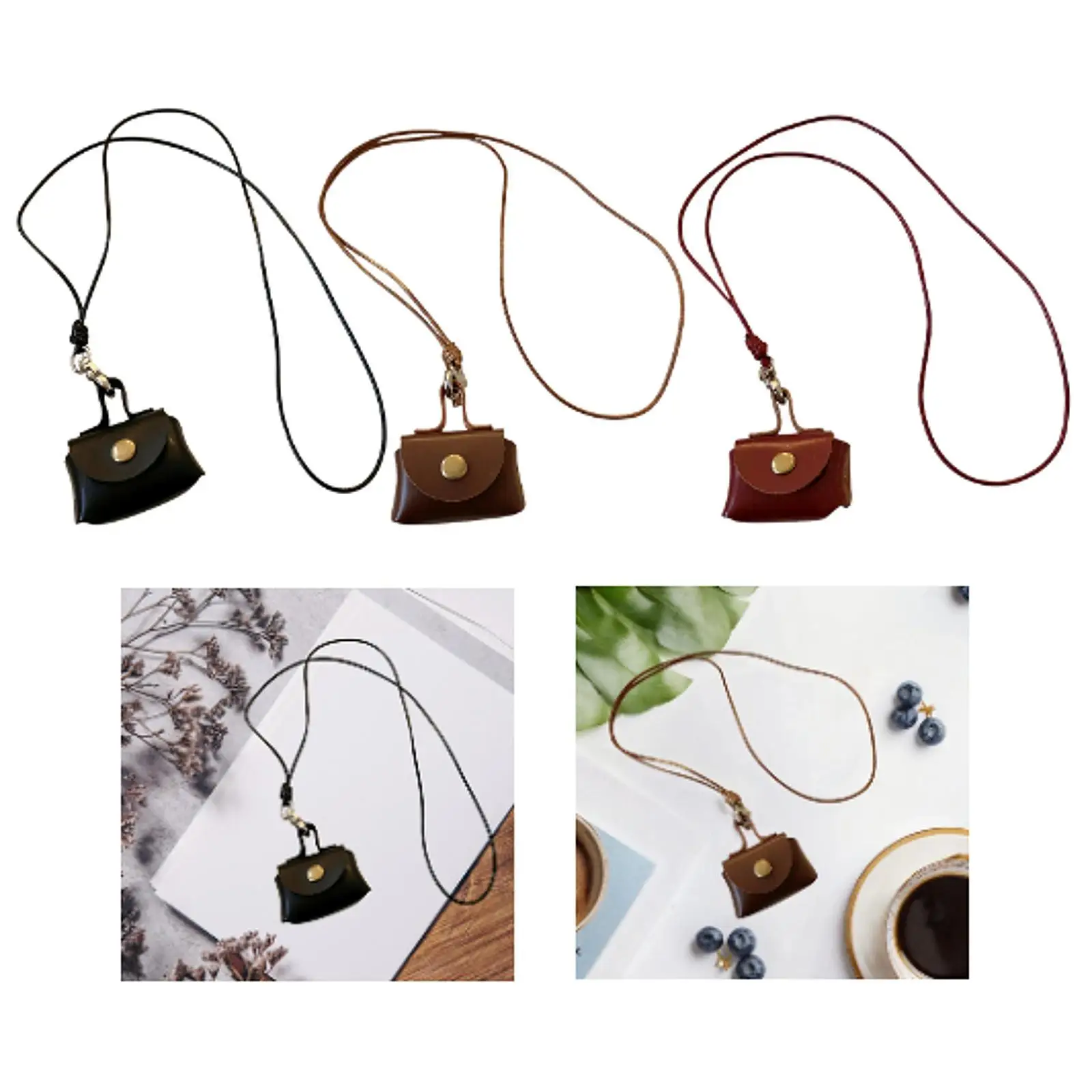 Hanging Neck Pouch Pouch Pendant Portable Headphone Bag for Running