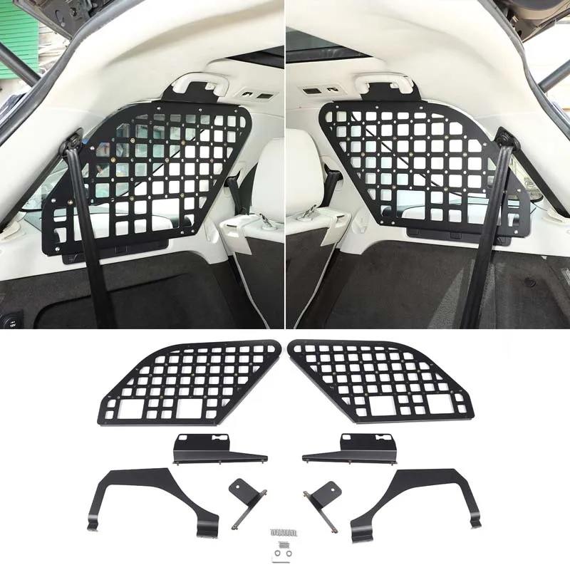 

For Land Rover Discovery 5 LR5 2017-25 Aluminum Alloy Black Car Trunk Side Window Storage Rack Hanging Bag Rack Car Accessories