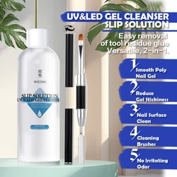120ml Poly Nail Gel Slip Solution kit (+double-ended pen). Smooth gel, no bubbles. Extra anti-features for perfect look.