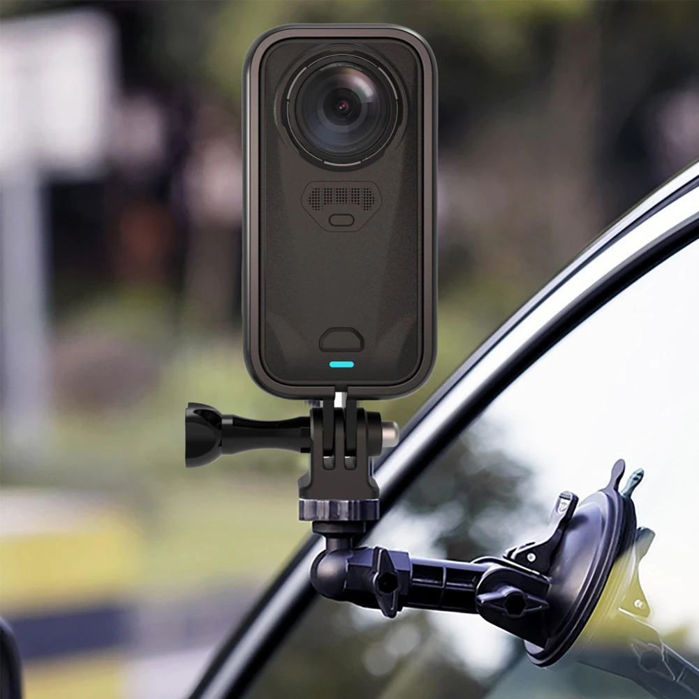 For Insta360 X6 ABS Protective Frame Cage Sports Camera Scratch-resistant Protective Cold Shoe Case Photography Accessories