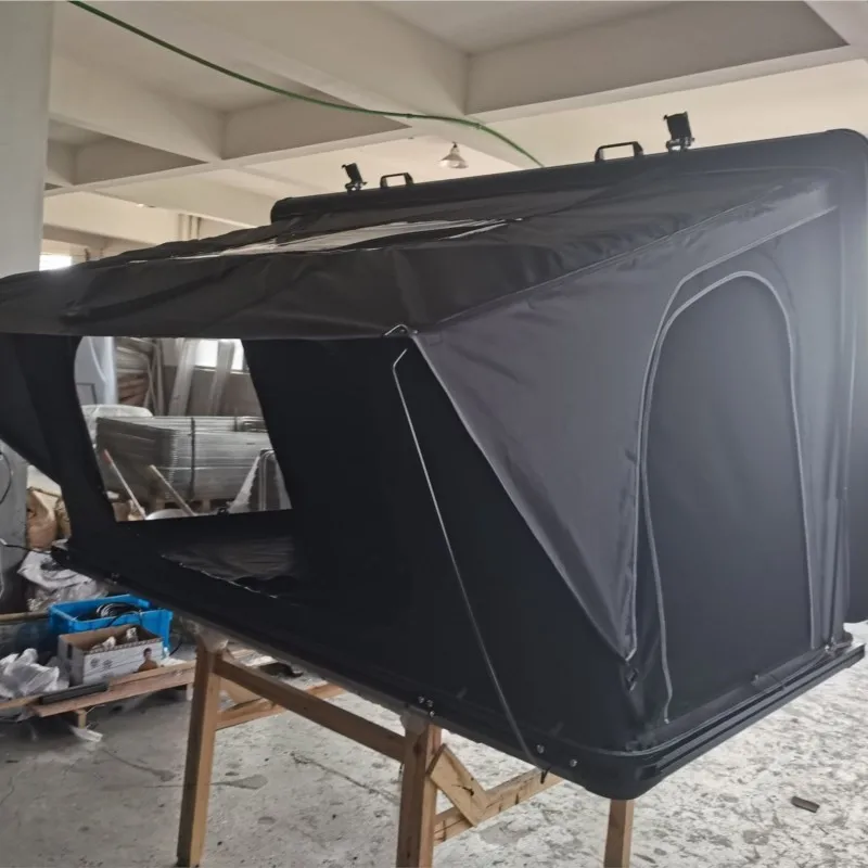 Крыша палатки Aluminum Alloy Side Open Building-Free Quickly Open Automatic Large Space Waterproof Hard Car Roof Tent