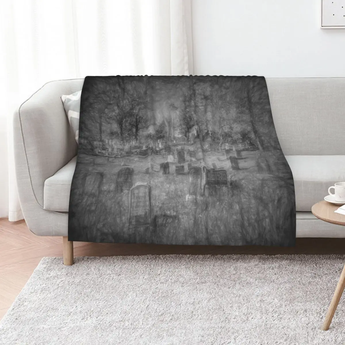 Haunted Sleepy Hollow Throw Blanket Softest Tourist Furry Decorative Beds Shaggy Hairys Blankets