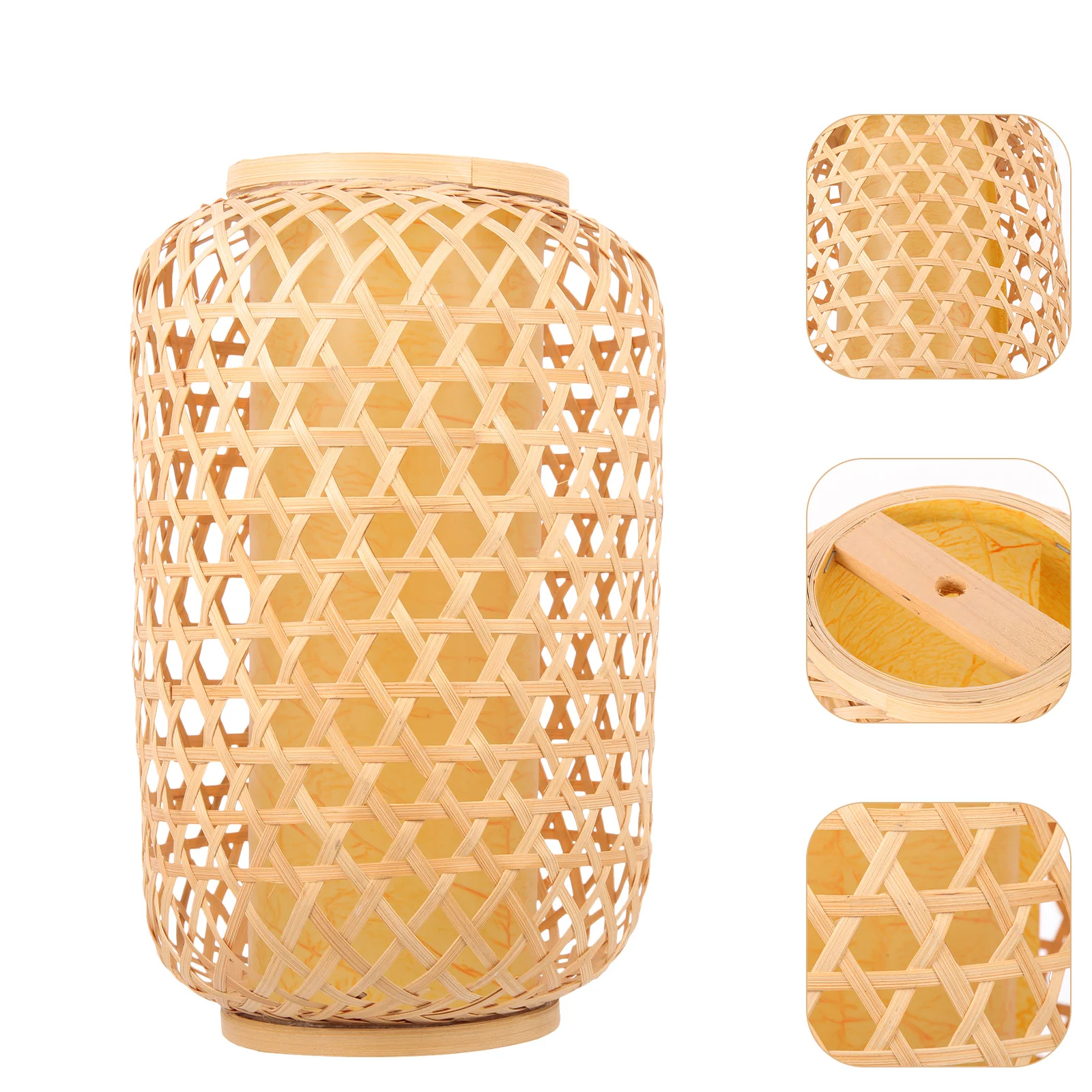 

Бамбуковый абажур, плетеный светильник-накладка для подвесных потолочных и настольных ламп, сменный абажур в деревенском стиле, декоративный, для дома