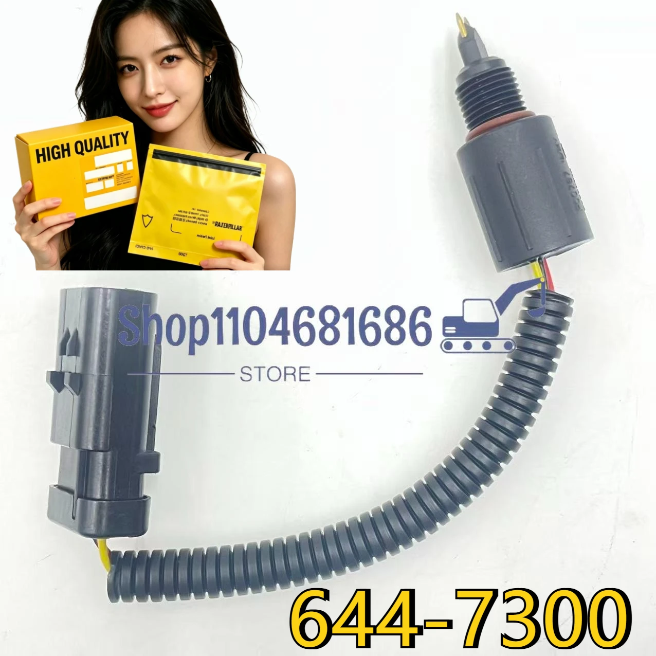 644-7300 Liquid Level Sensor 6447300 Construction Machinery Part for Excavator E320 E330 E320GC E323 E340