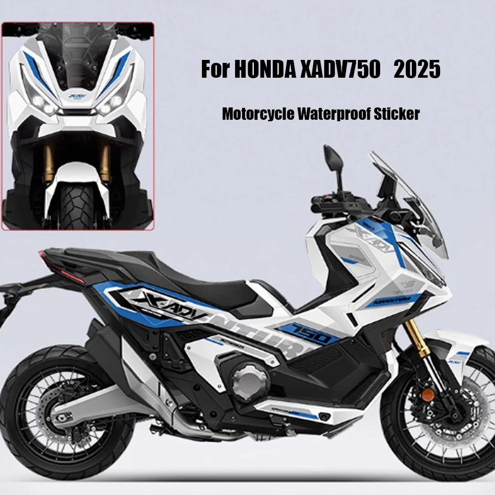 For HONDA XADV750 Full Car Flower Version Waterproof Decoration Stickers XADV 750 2025 Anti Scratch Motorcycle Pattern Decal Kit
