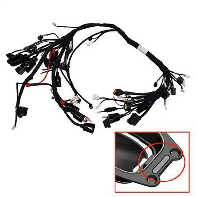 Shengshi ZT310T-M scooter motorcycle whole car wiring harness, large wire cable accessories, full set of wiring harness assembly