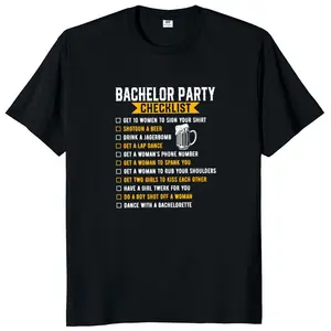 قائمة مرجعية لحزب البكالوريوس تي شيرت مضحك العريس قميص واحد Homme 100٪ قطن حجم الاتحاد الأوروبي تي شيرت أعلى 10 مبيعات تي شيرت هنيت - رقم 1