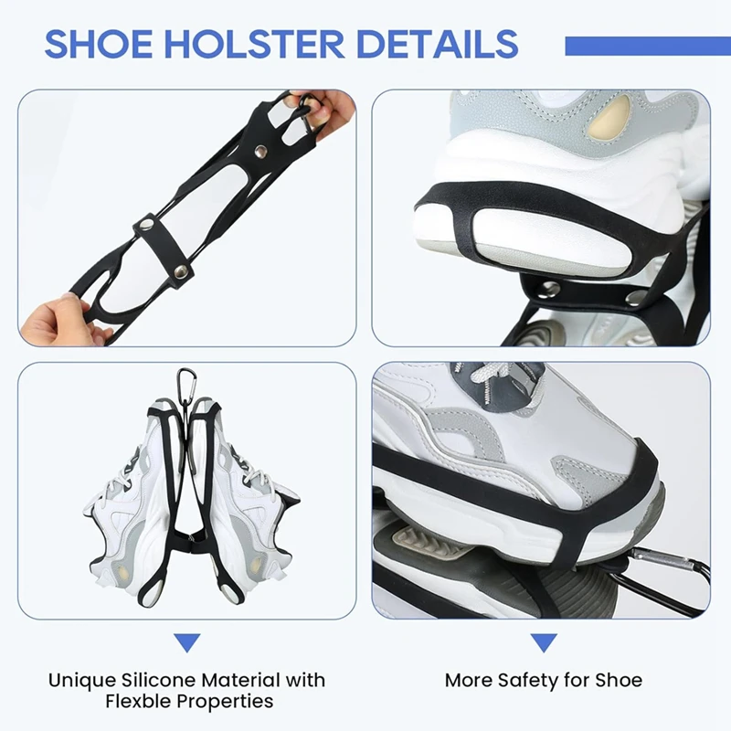 Footwear Clips Sports And Outdoor Climbing Trip,Shoe Clips Sports Parts Accessories Hang Extra Shoes Cleats Boots Or Gear