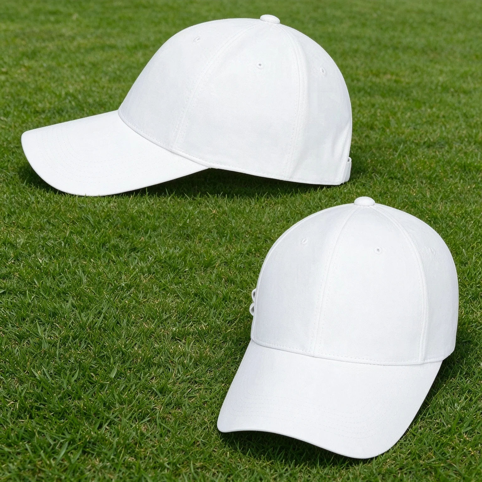 Korean Style Golf Baseball Cap, Unisex Curved Brim Peaked Sun Hat, UV Protection Premium Well-fitted Outdoor Sports Golf Hat