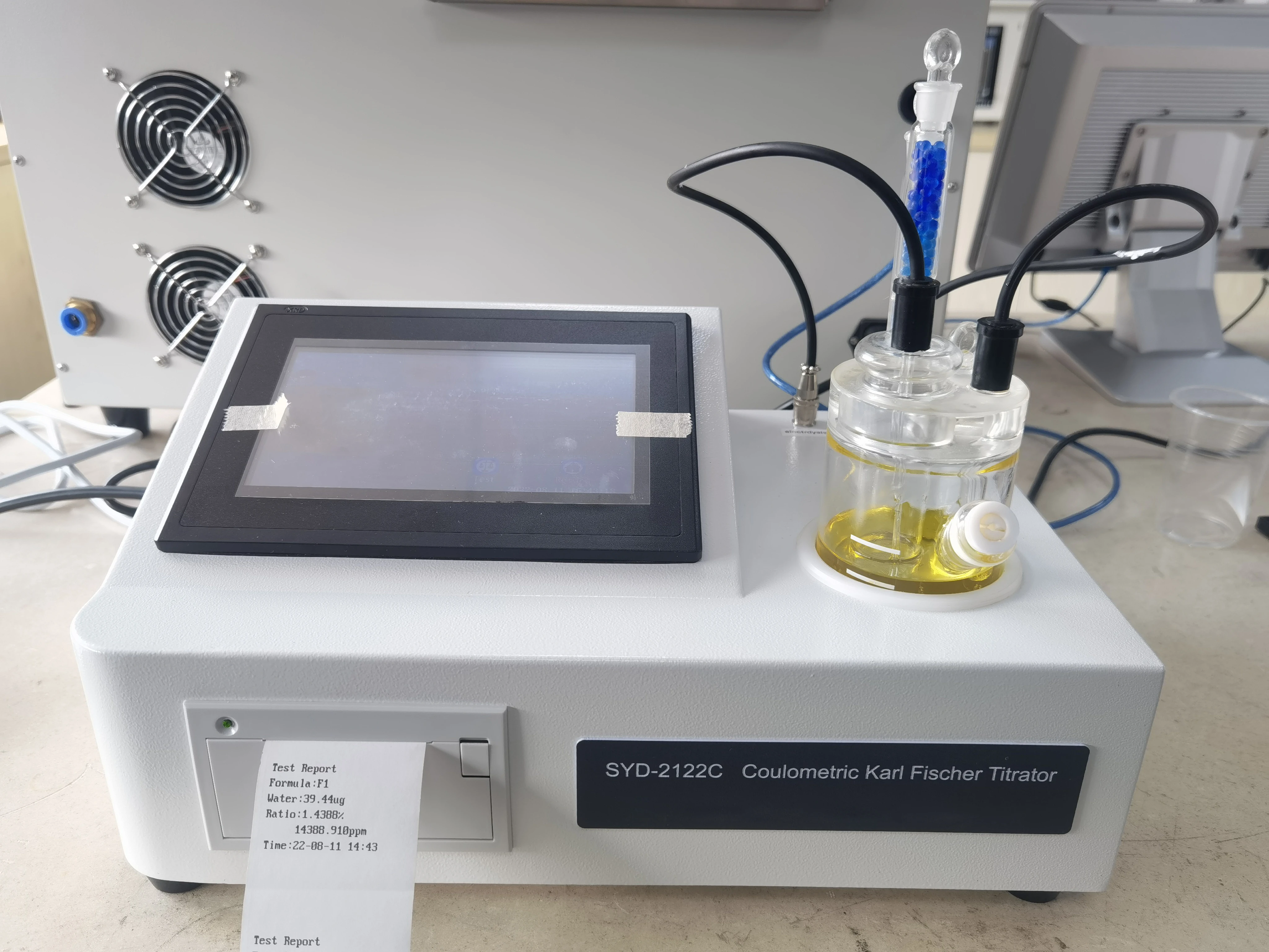 SYD-2122C ASTM D1533 ASTM 6304 Coulométrico Karl Fischer Titrator para productos petróleo Aparato de prueba de humedad de aceite
