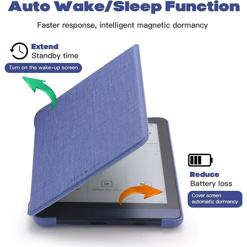 Ink Screen Reading Book Meebook E-Reader M6 6inches Adjustable smart light Android 11 Ouad Core Processor Audio Books