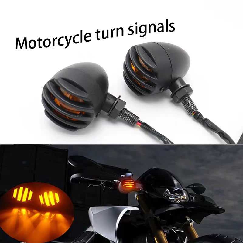 

12V Waterproof LED Motorcycle Indicator Blinker Light Fence Halogen Turn Signal Flasher for HONDA Dirt Bike Pit Bike Motocross