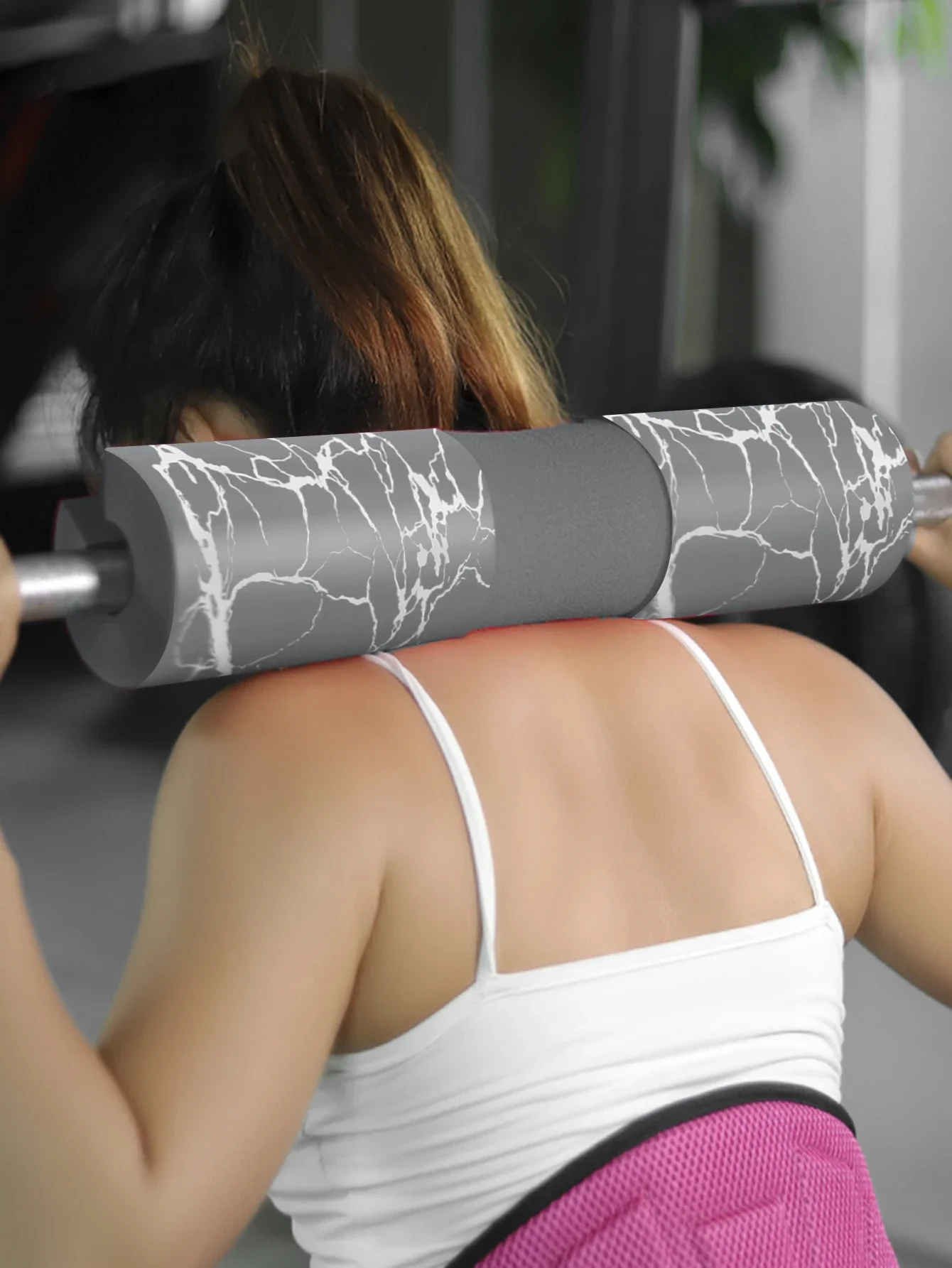 Hip Thrust Pad Squat Pad Foam Sponge High Density Rebound for Squat,Lunge,Hip Thrust,Back Barbell Pad
