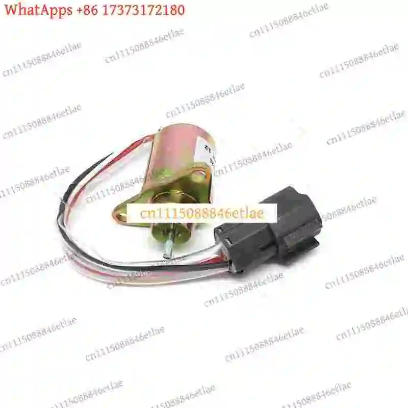 Excavator Stop Solenoid 1503ES-12S5SUC12S Shut Down Solenoid 12V Flameout Solenoid 119233-77932 Engineering Machinery Parts