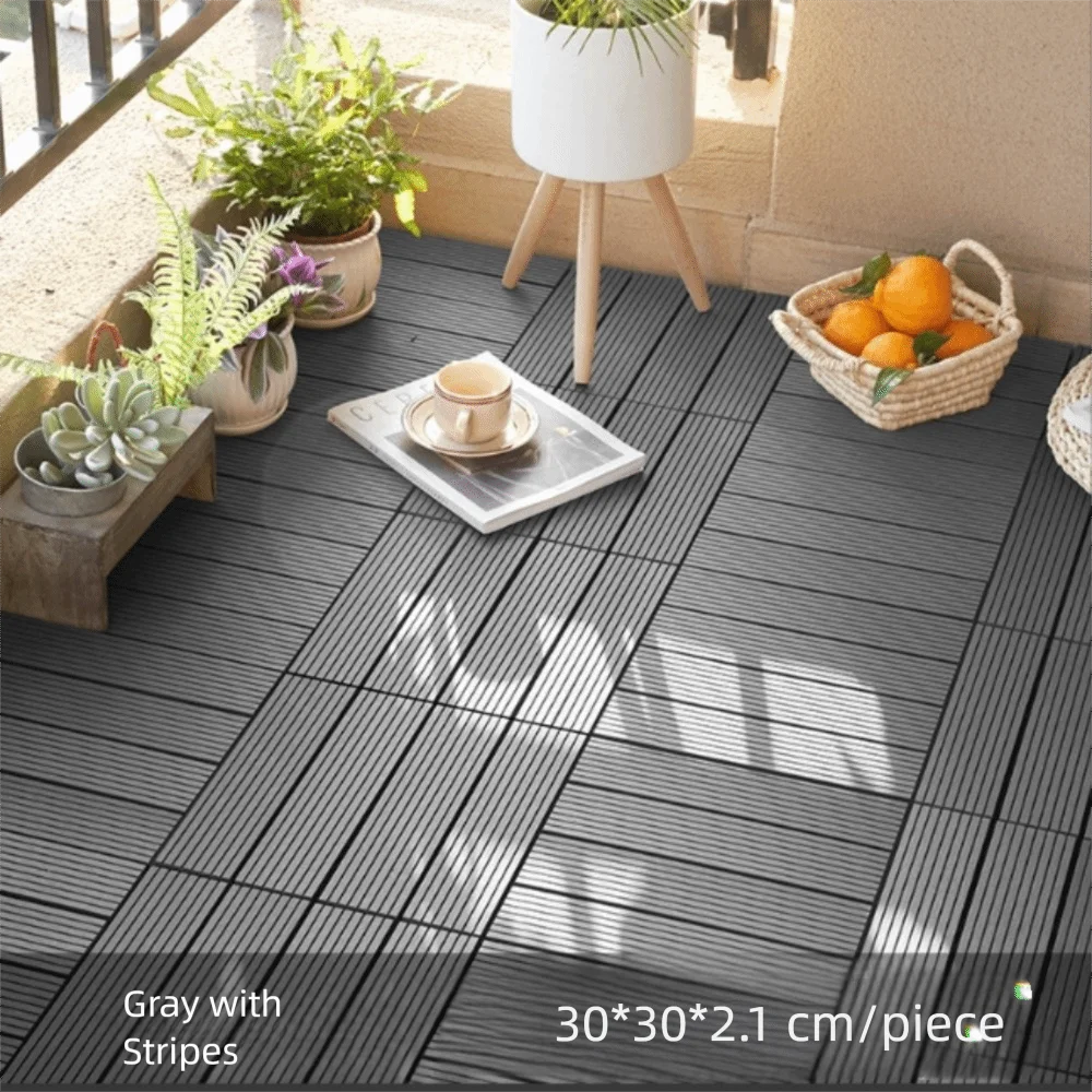 

Новый водонепроницаемый уличный пол из твердой древесины, самозащитный деревянный WPC, напольный блокнот, сделай сам, установка, патио, терраса, плитка, сад