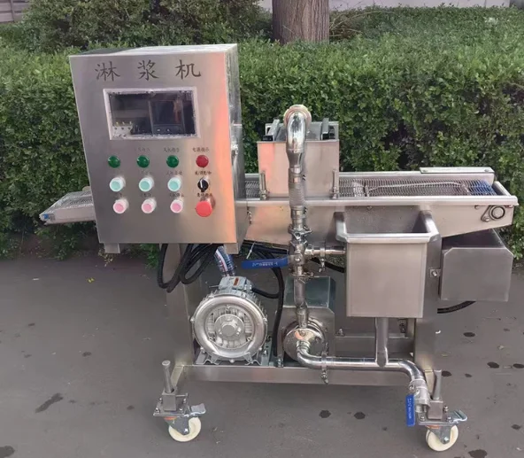 Automatic Batter Breading Machine Commercial Chicken Shrimp Bread Coating Machine for Fried Food