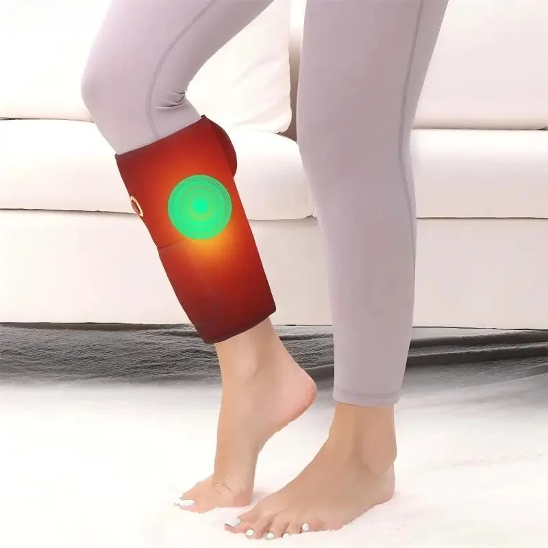 

Air Layer Heated Calf Wrap with Vibration Massage Relieves Leg Stiffness Muscle Aches and Aids Post Sports Injury Recovery warm