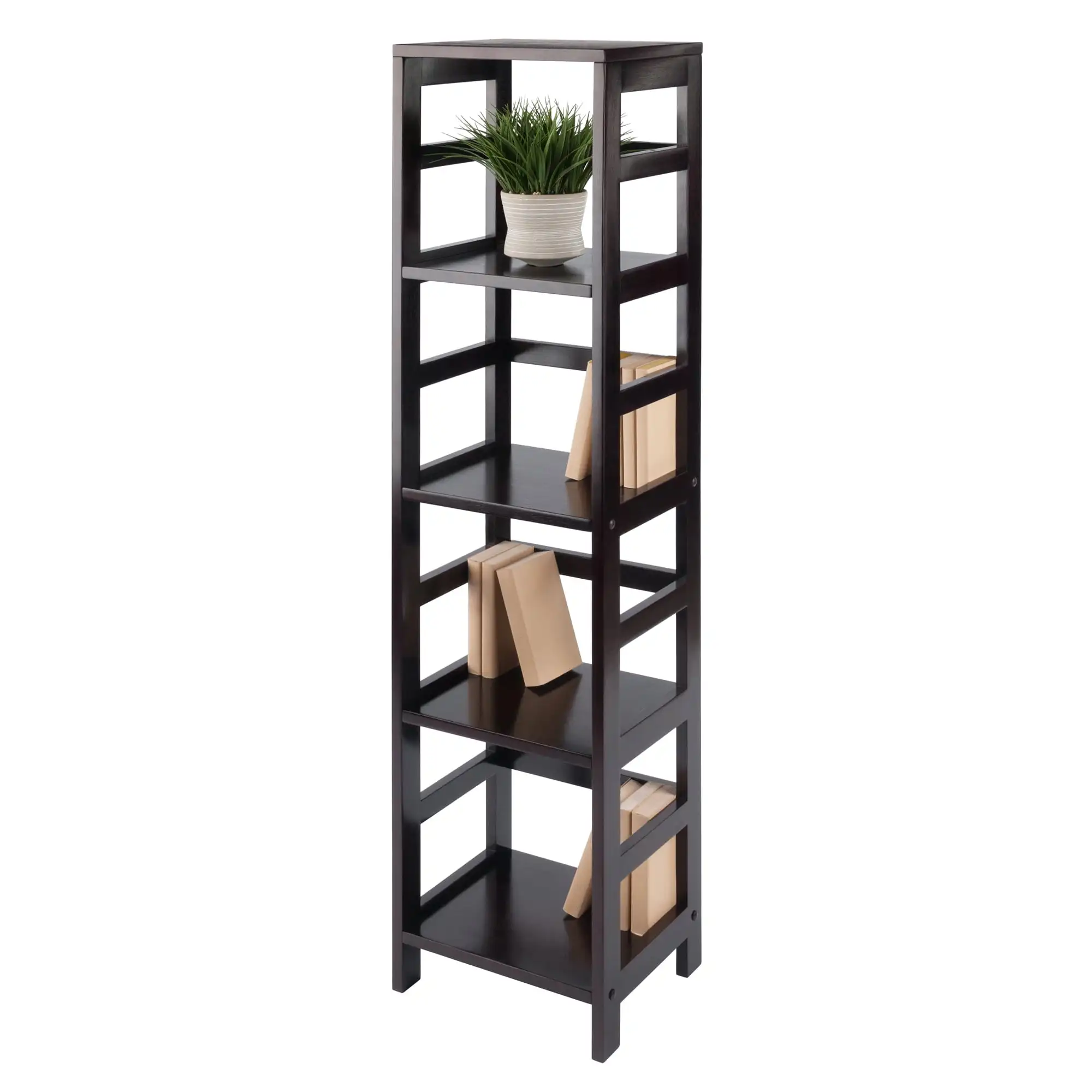 4-Tier Storage Shelf, Espresso