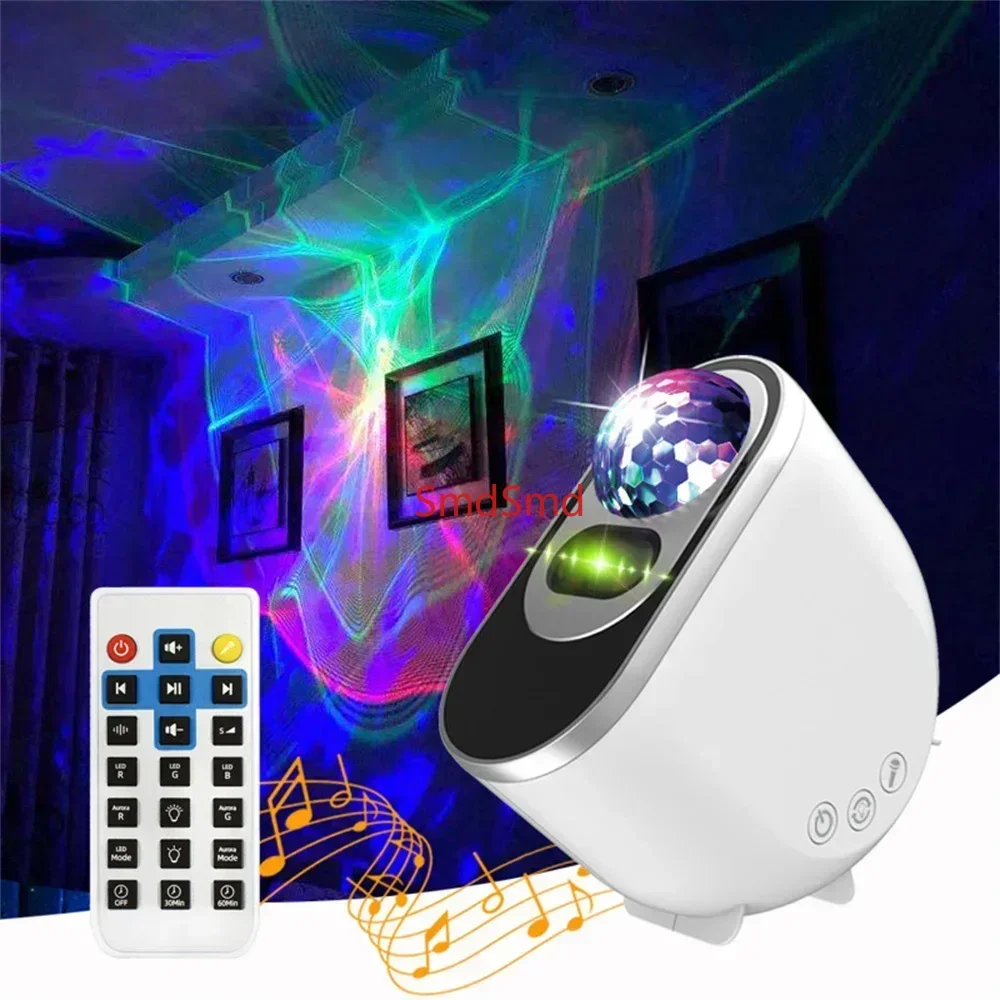 NEW Northern Light Aurora Projectors Galaxy Star Projector Starry Sky Moon Lamp Decoration Bedroom Home Room Luminaires Gift
