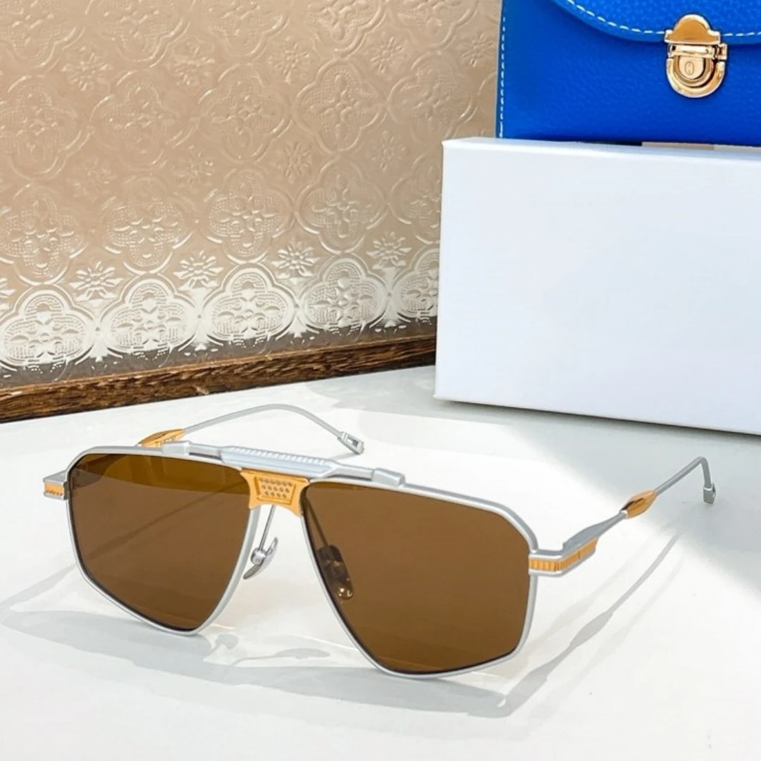 DML003 Sunglasses for Men Women,Premium Metal Frame,UV400 Blocking,Retro Pilot Must-have Fashion Eyewear