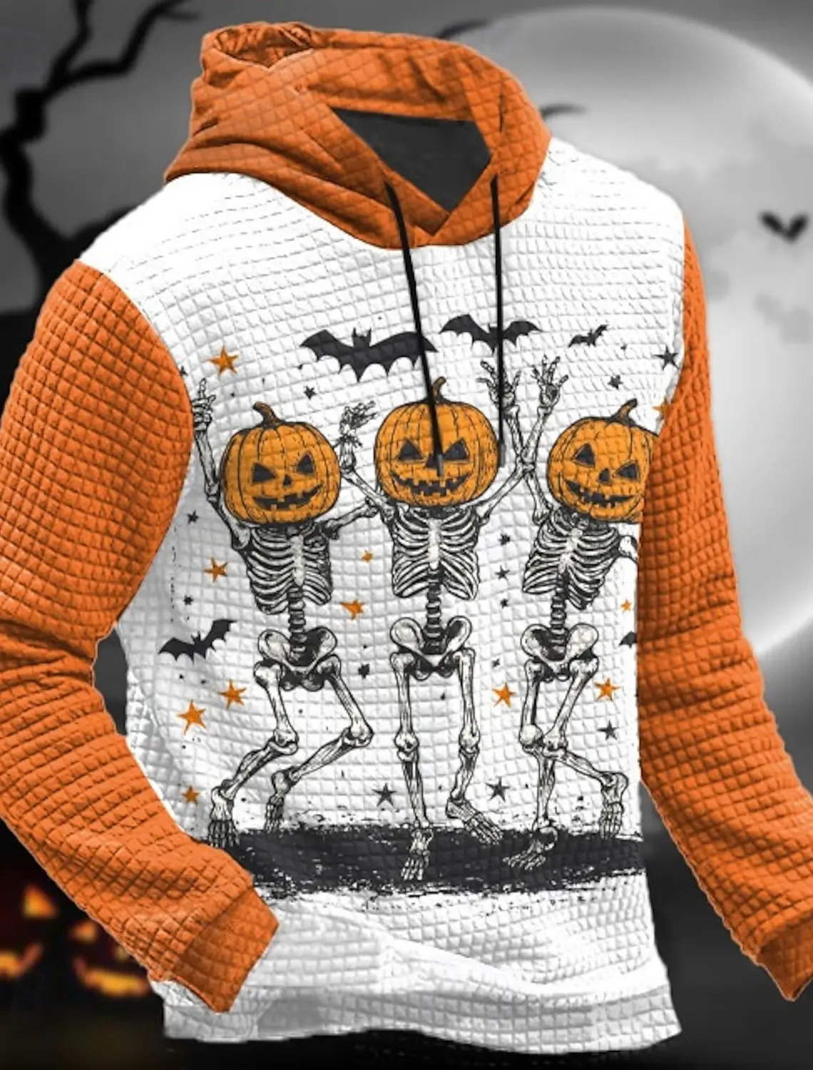 

Graphic Skeleton Pumpkin Men's Vacation 3D Print Halloween Hoodie Sports Hoodies Hooded Printing Designer Hoodie Sweatshirt