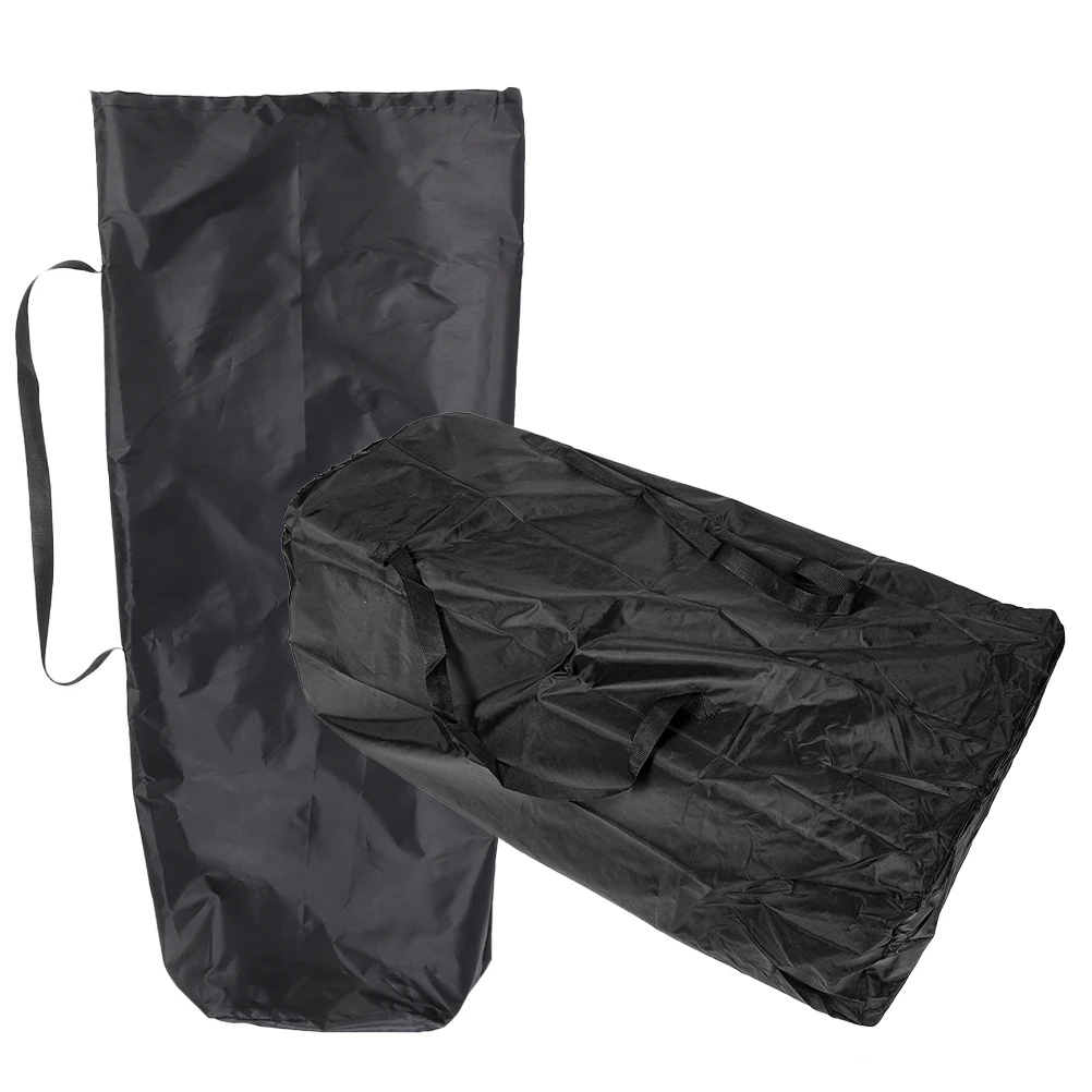 

2Pcs Stroller Bag Gate Check Stroller Bag Black Double Shoulder Airplane Gate Check Storage Carseat Cover Padded Smooth