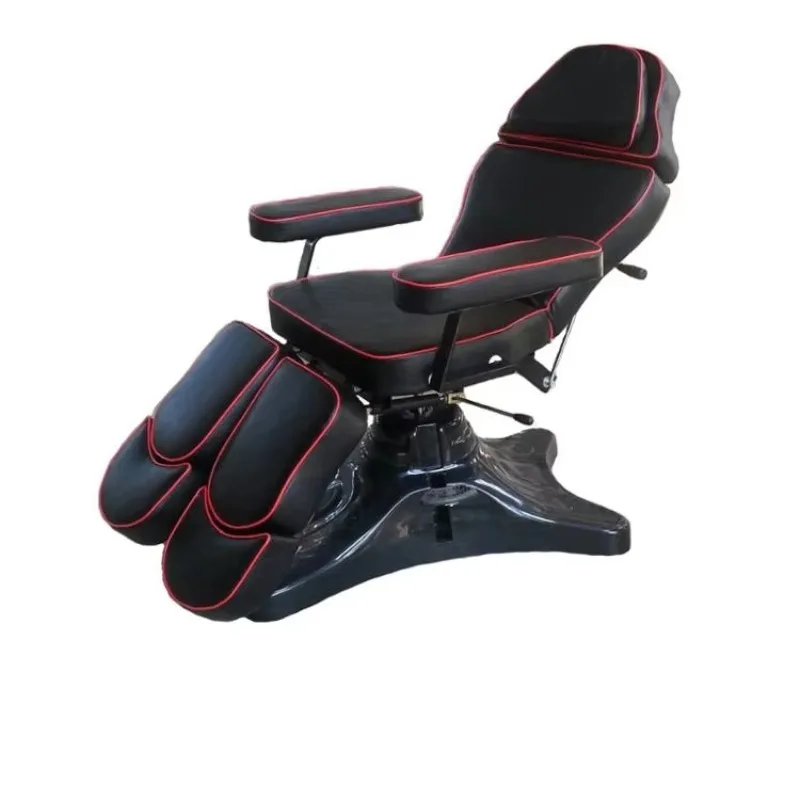 

High-grade Tattoo Chairs Professional Artificial Leather Black Bed Tattoo Equipment