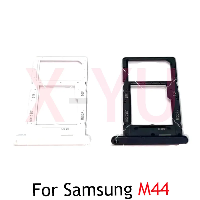 Uchwyt na kartę Sim do Samsung Galaxy M44 czytnik kart SD Adapter części do naprawy