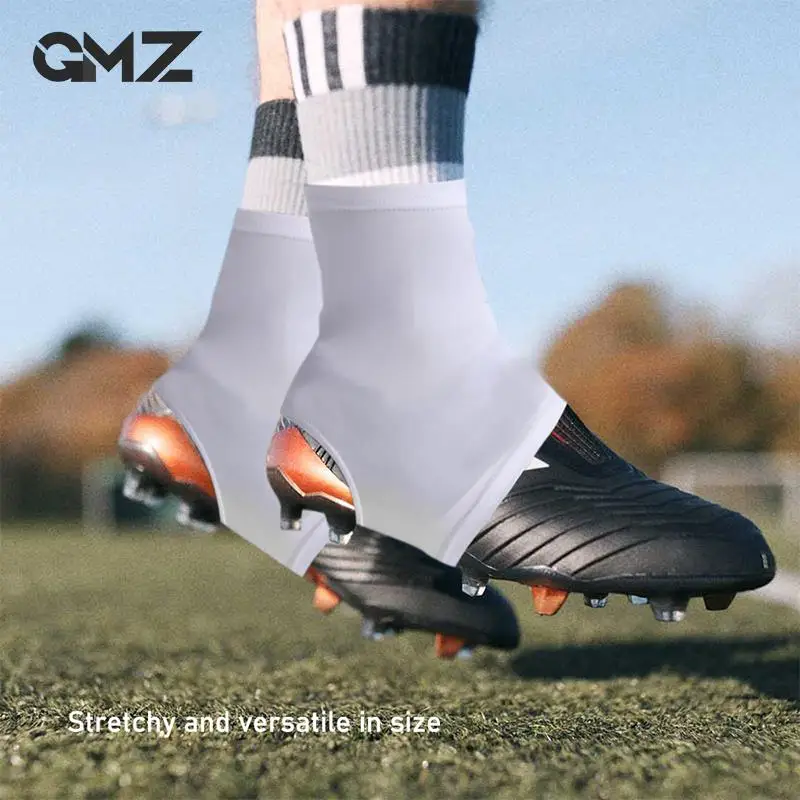 1 Pair Spike Foot Covers Super Soft High Elastic Slip Resistant Solid Color Spats Football Cleat Covers Sports Accessories