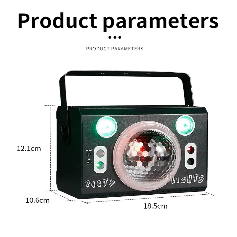 أضواء الديسكو، أضواء الحفلات أضواء ستروب LED كامل ستار العارض أضواء DJ 3 في 1 عطلة ديكور المنزل أضواء جو الحفلات