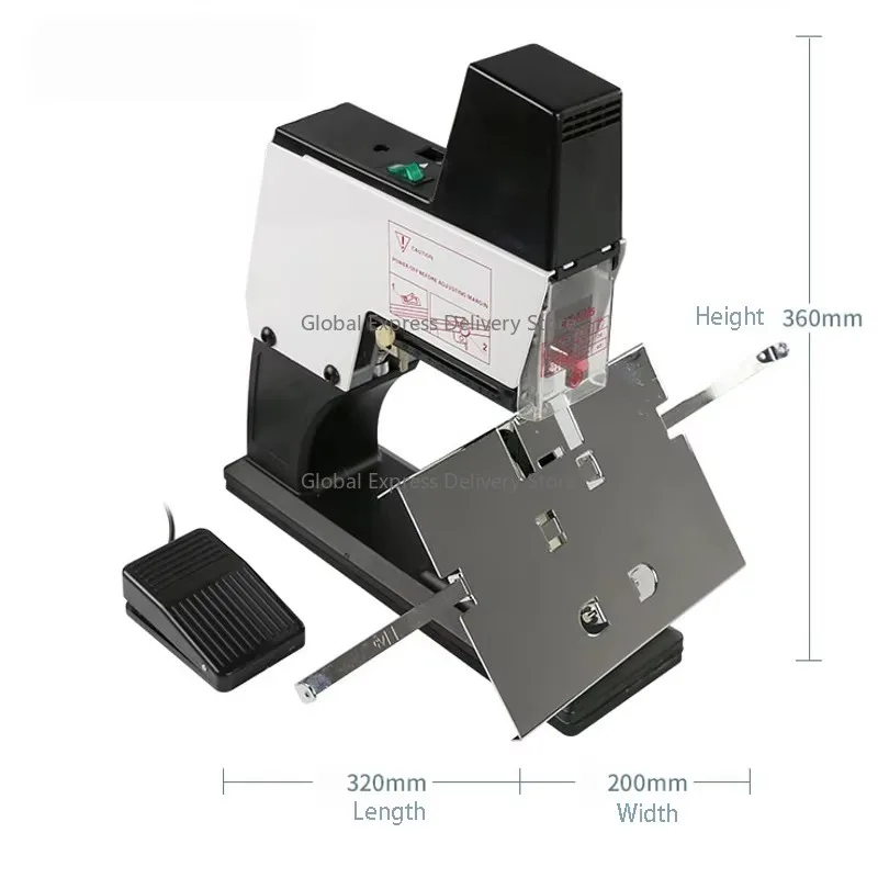 Single Saddle Electric Desktop Stapler Metal Construction for Saddle Stitching