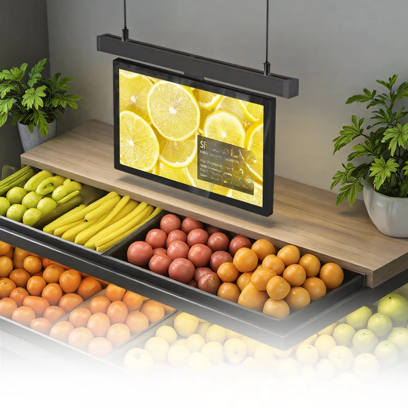 15.6-Inch full-color double-sided LCD digital price tag supermarket electronic advertising label