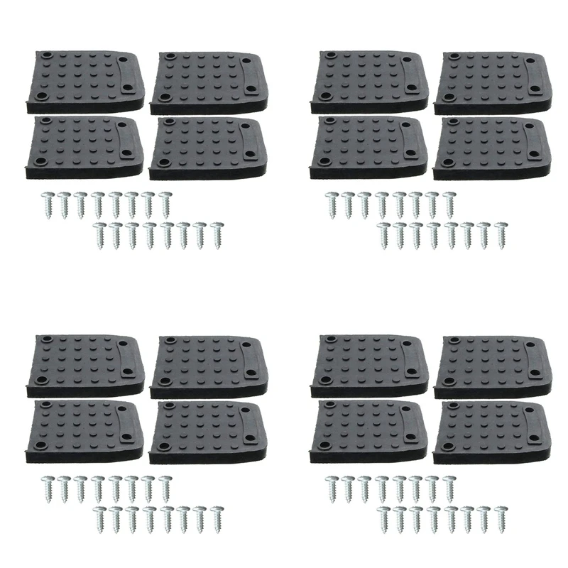 Stilt Soles Anti-Slip Pads For Drywall,16Pcs Stilt Soles Replacement Kit, Non-Slip Foot Pads ,Construction Tripod Mat