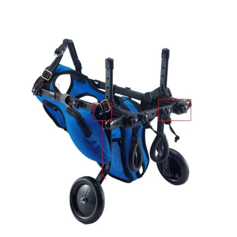 

Disabled paralyzed dog rehabilitation training scooter elderly dog mobility assistance pet