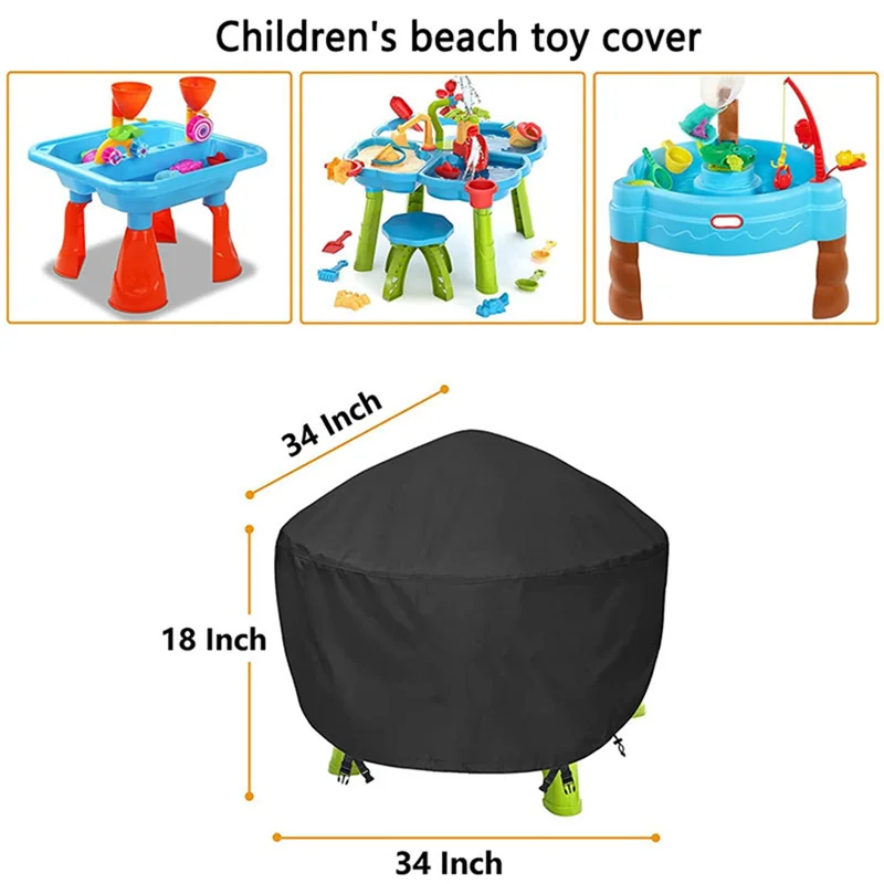 AS96-1 PCS Waterpark Play Table Cover Sand Water Table Cover Outdoor  Cover 86X45CM
