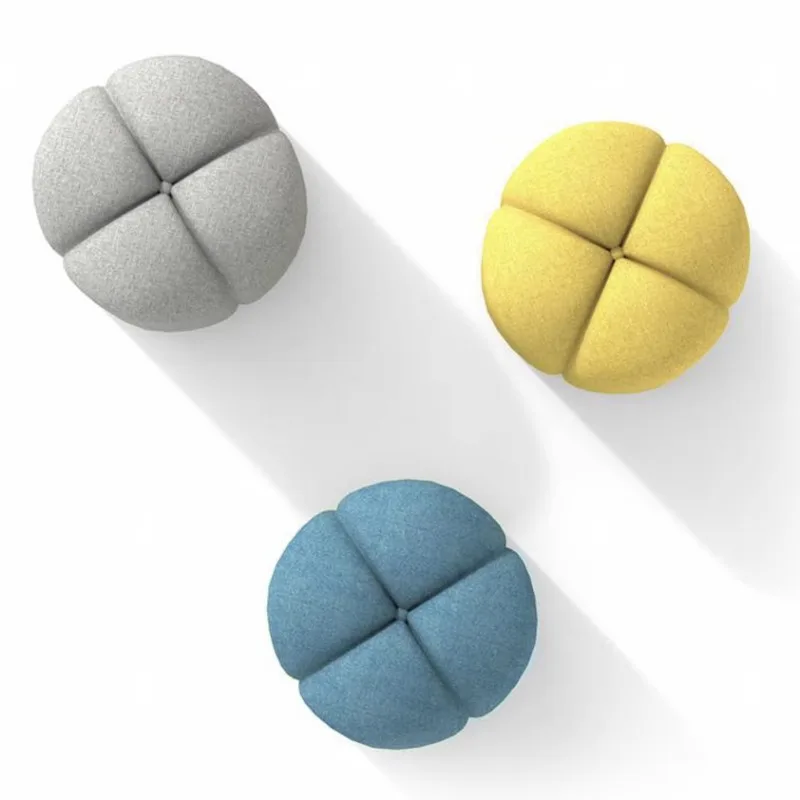 Modern creative ergonomic cushioned stool with rotating memory foam stool