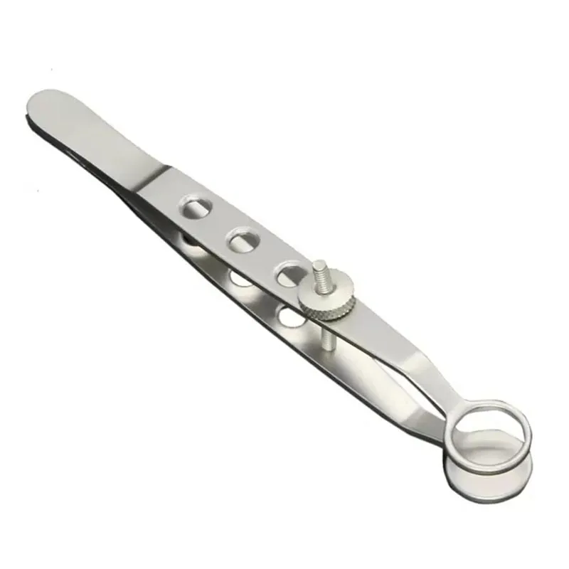 Stainless Steel Granuloma Clip Cyst Forceps Microophthalmic Meibomian Gland Forceps Double Eyelid Reversing Tool