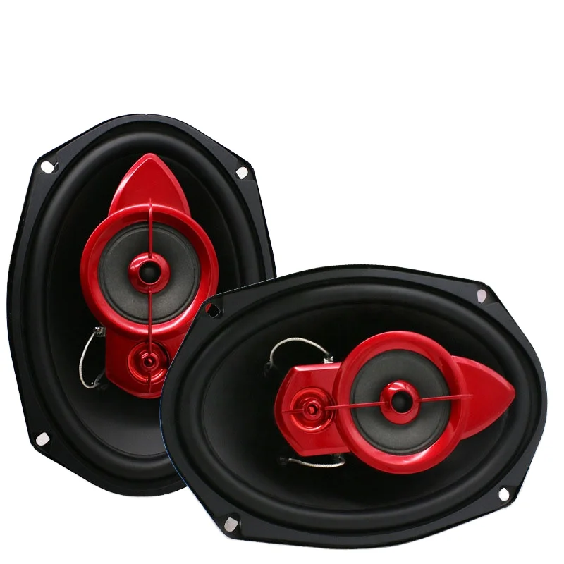 Wholesale 12V  6*9 Inch 4OHM 91DB 120W 25mm KSV voicecoil Full Range Speaker High Quality Car Coaxial Speaker(1 pair speaker)