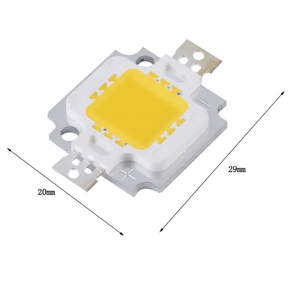New High Quality White LED High Power 10W LED Chip 900-1000LM 900mA 10W Warm White LED Bulb Lamp LED Light Epileds Chips