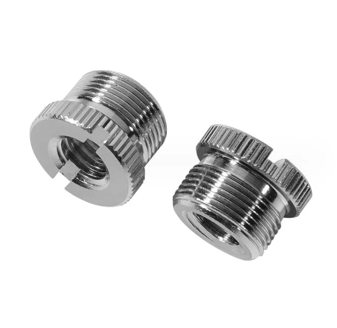 Attrezzatura fotografica Vite di conversione 1/4 Spot Ottone nichelato Vite di conversione 5/8 Dado a vite di conversione 3/8