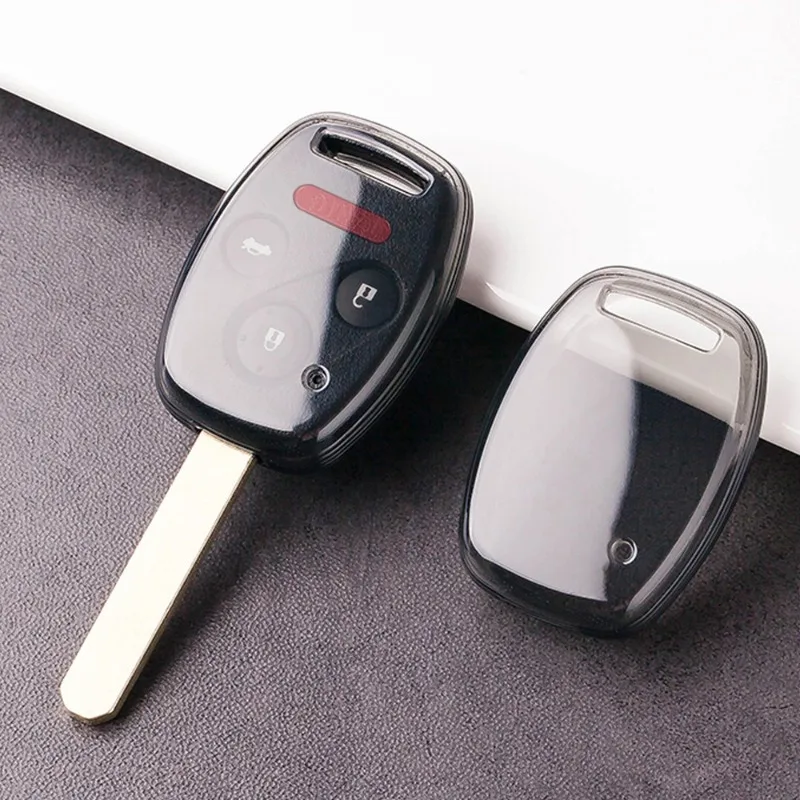 

Чехол для ключей Honda Old Fit, Odyssey, City, Civic 8-го поколения, Accord, CRV, защита от царапин и падений