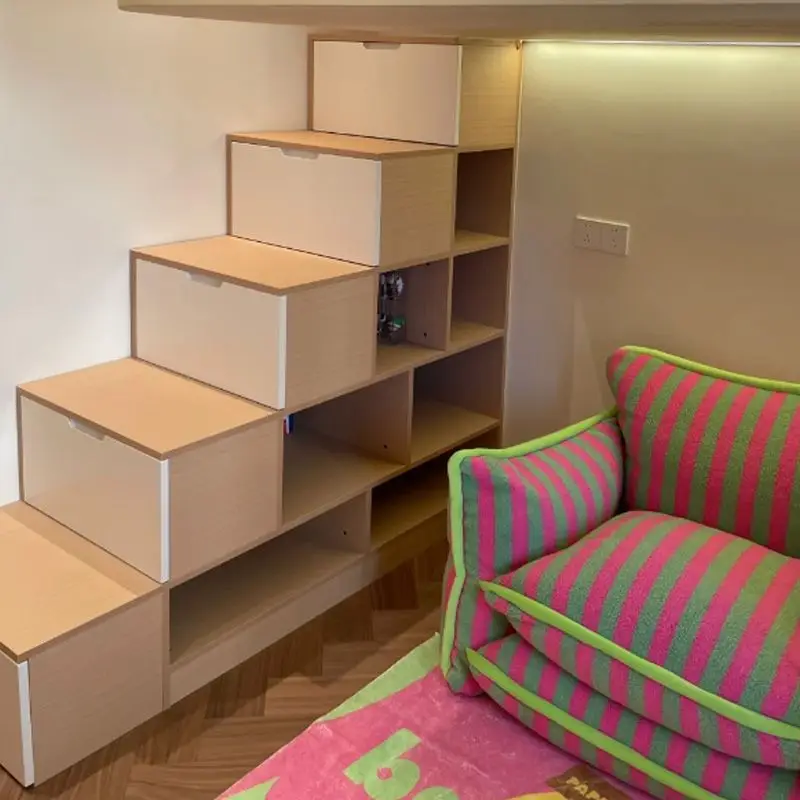 

Ladder Cabinet Ladder Home Upper and Lower Bed Cabinet Storage