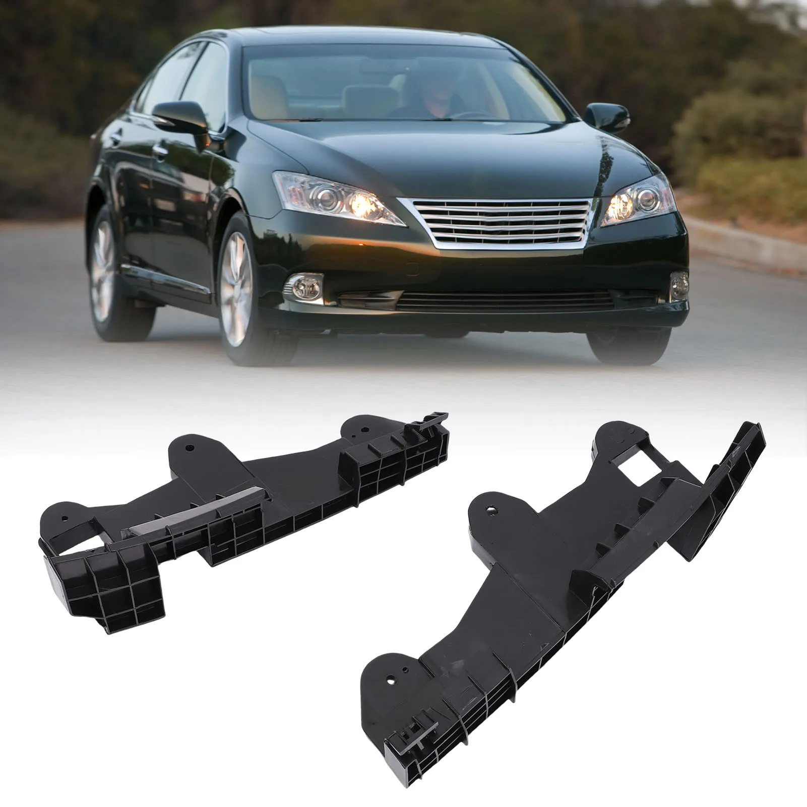 

1 Pair Car Left & Right Front Bumper Bracket Support Replacement For Lexus ES350 2010-2012 52116-33090 5211533100