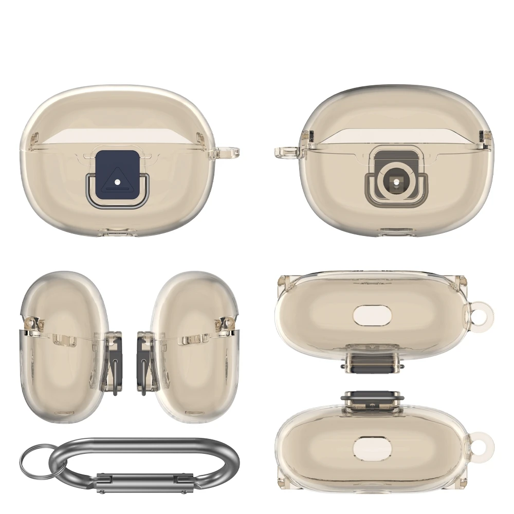 Protective Case for SHOKZ Open Dots ONE, Headphone Hard Shell Case, Shockproof & Dustproof TPU Protective Cover with Hook