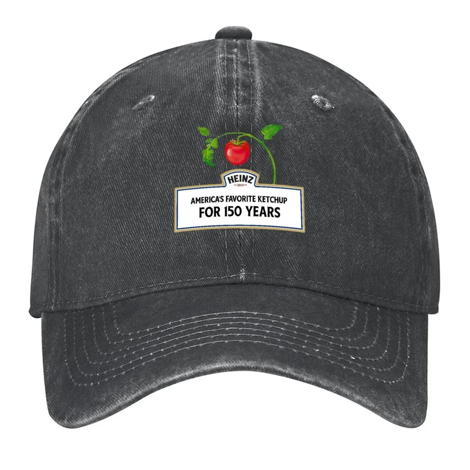 

Heinz Ketchup Baseball Cap Hat Man Luxury Rave Big Size Hat Luxury man cap Luxury Woman Men's