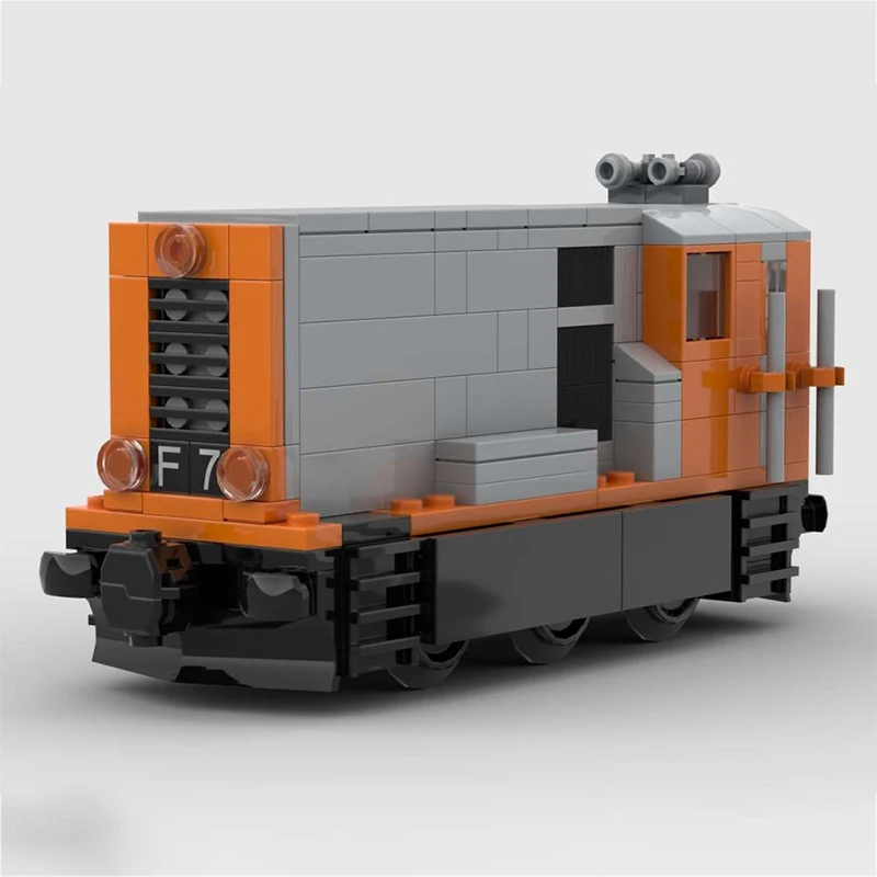 City Car Model MOC Building Bricks Shunting Locomotive Modular Technology Children Holiday Gifts Assemble Toys Suit