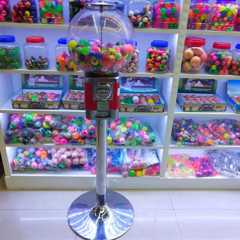 High Quality Small Coin-operated Candy Bouncy Ball Vending Machine