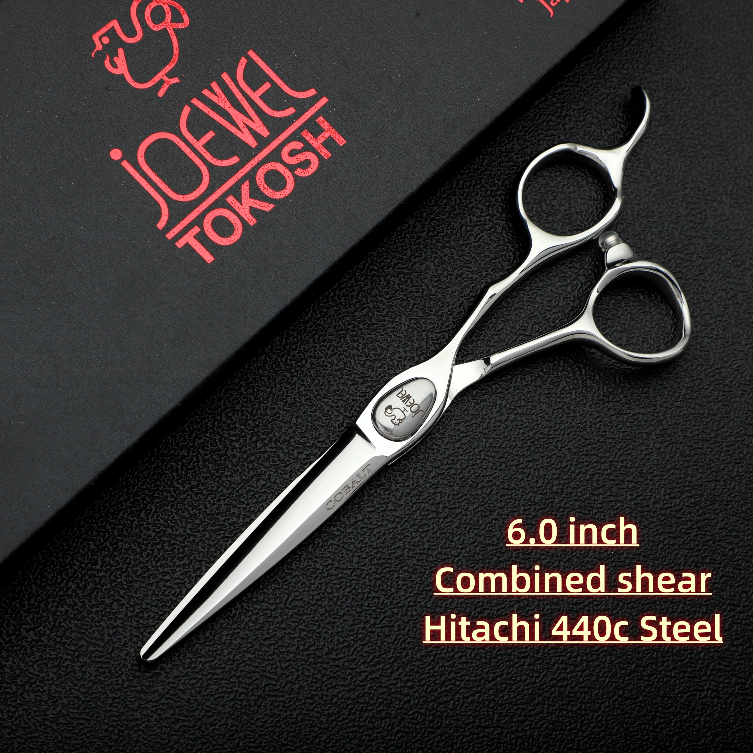 Joewell Professional Haircutting sissors，6-6.5 Inch barber sissors hair thinning shears，Japan 440C steel Barbershop accessories