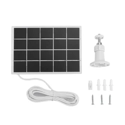 5V 8W Solar Panels Waterproof  Solar Cell System Solar Battery Charging Panel Charger For Surveillance Security Camera Type-C DC