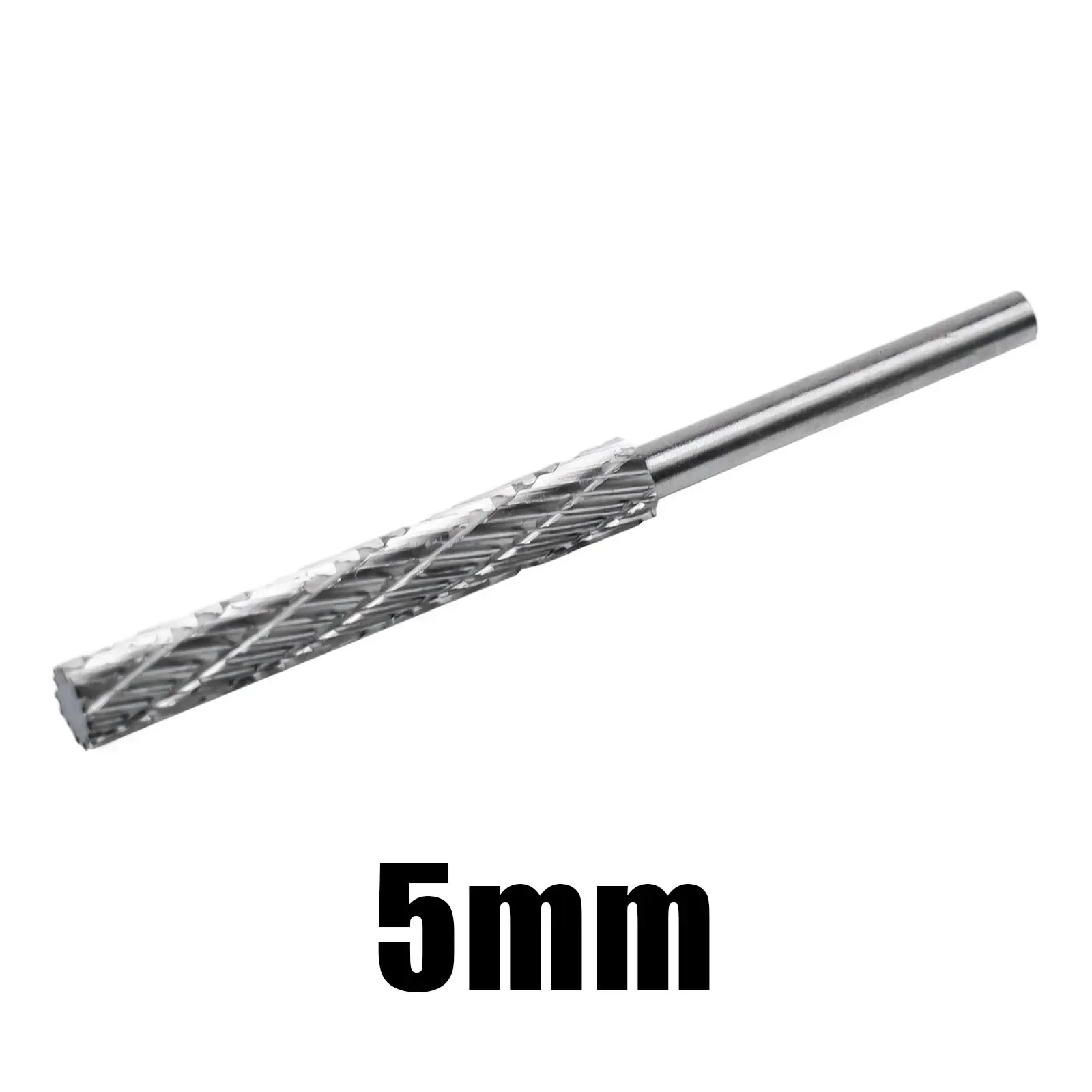 1PC 3/4/5/6mm Extended Rotary File HSS Shank Rotary Drill Milling Burr Tool For Metal Plastic Wood Carving Rotary File Hand Tool